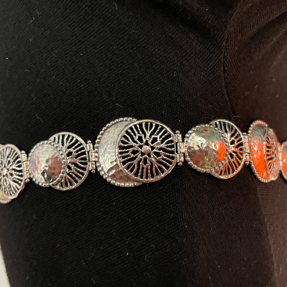 SILVER .925 NWT STERLING 🥈 MADE IN ISREAL BRACELET 💍 🤩💜💖